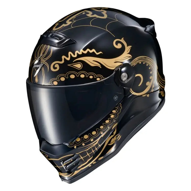 Casco Scorpion Covert FX El Malo Gold/Glossy Black