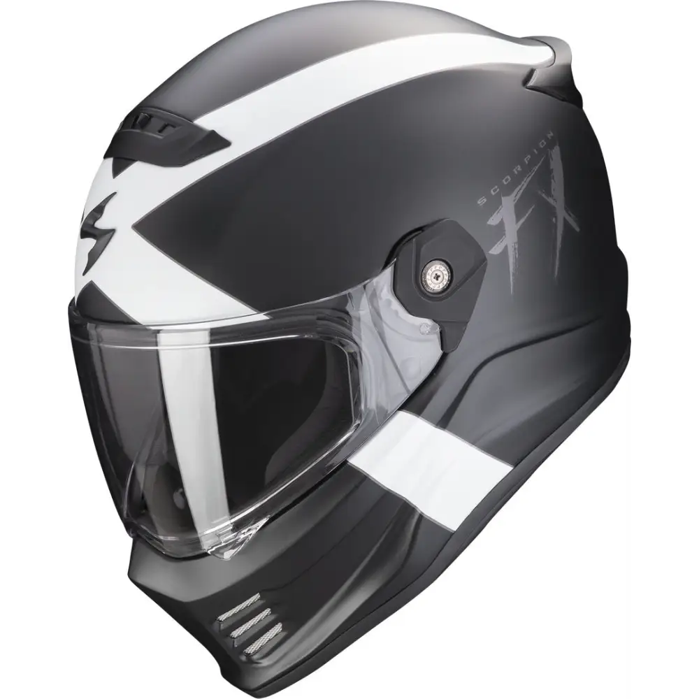 Casco Scorpion Covert FX Gallus Matt Black/White