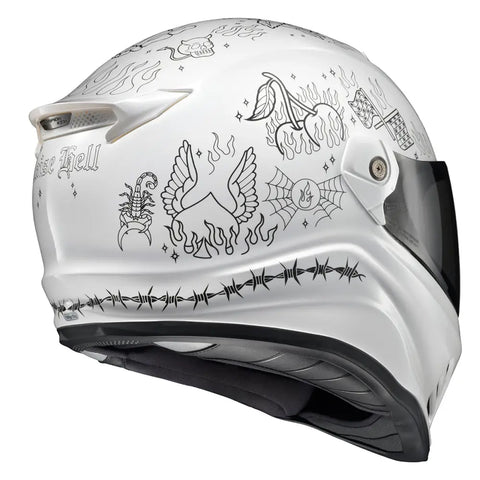 Casco Scorpion Covert FX The Litas 2 White