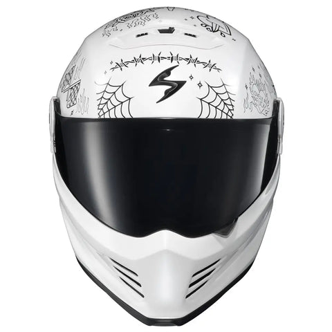 Casco Scorpion Covert FX The Litas 2 White