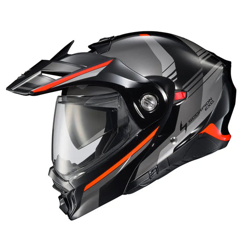 Casco Scorpion EXO-AT960 Monk Black/Red