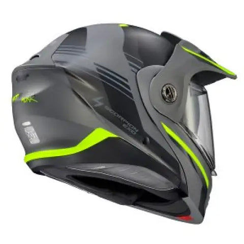Casco Scorpion EXO-AT960 Monk Grey/Hi-Viz