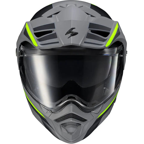 Casco Scorpion EXO-AT960 Monk Grey/Hi-Viz