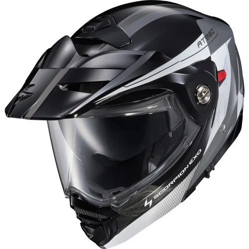 Casco Scorpion EXO AT960 Topographic 2 Black/White/Grey