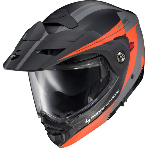 Casco Scorpion EXO AT960 Topographic 2 Orange/Grey