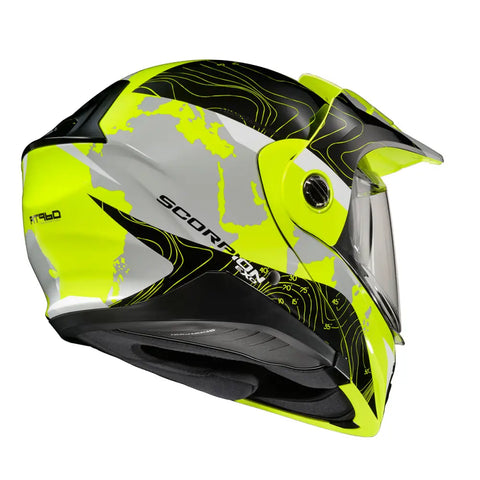 Casco Scorpion EXO-AT960 Topographic Hi-Vis/Black