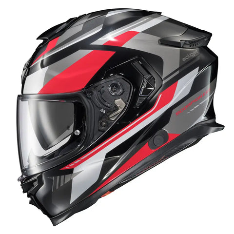 Casco Scorpion EXO-Eclipse Lunar Red/White/Black