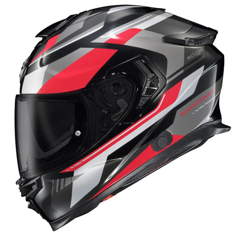 Casco Scorpion EXO-Eclipse Lunar Red/White/Black
