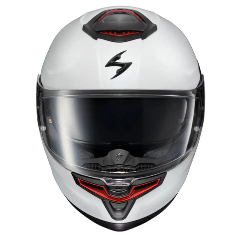 Casco Scorpion EXO-Eclipse Solid Matte Pearl White