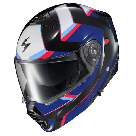 Casco Scorpion EXO-GT930 Transformer Morph Blue/Red