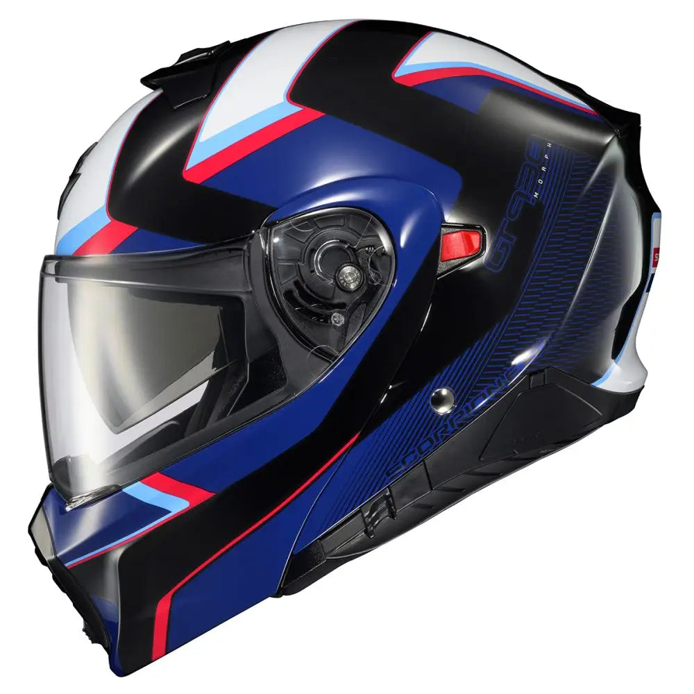 Casco Scorpion EXO-GT930 Transformer Morph Blue/Red