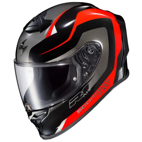 Casco Scorpion EXO-R1 Air Hive, Red/Black