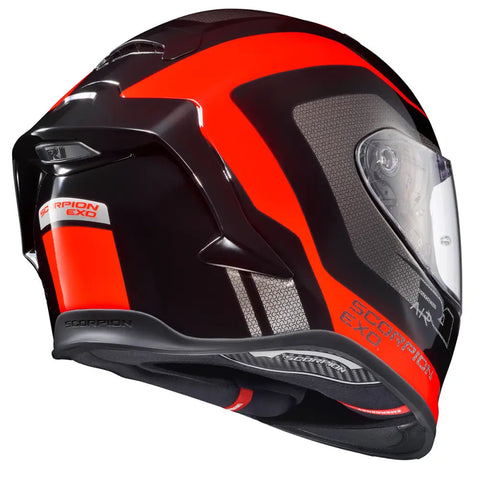 Casco Scorpion EXO-R1 Air Hive, Red/Black