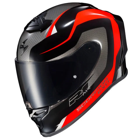 Casco Scorpion EXO-R1 Air Hive, Red/Black