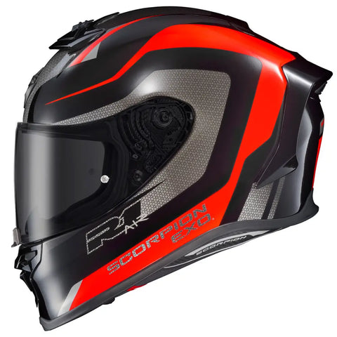 Casco Scorpion EXO-R1 Air Hive, Red/Black