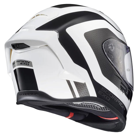 Casco Scorpion EXO-R1 Air Hive, White/Black