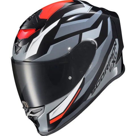 Casco Scorpion EXO-R1 Air Raven Black/Red/Grey