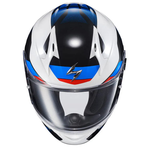 Casco Scorpion EXO-R320 Alchemy White/Blue/Red