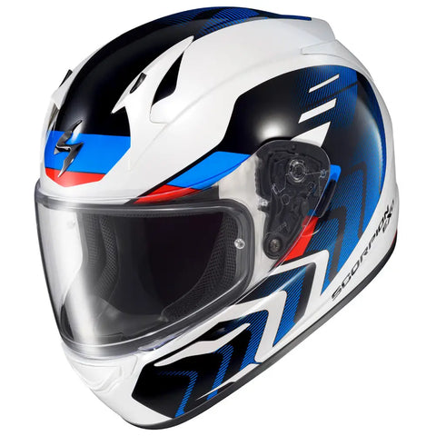 Casco Scorpion EXO-R320 Alchemy White/Blue/Red