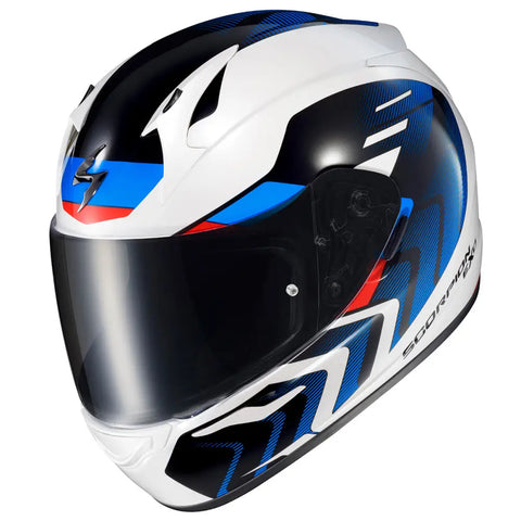 Casco Scorpion EXO-R320 Alchemy White/Blue/Red