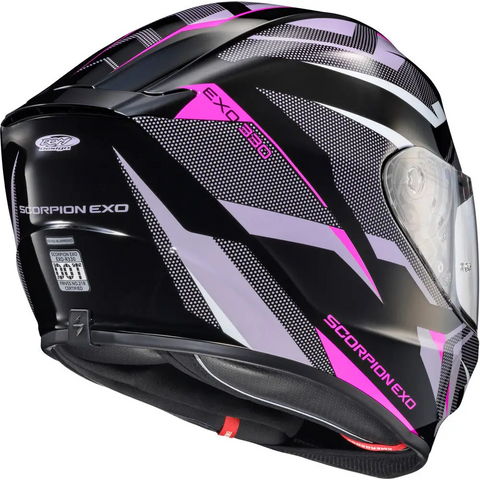 Casco Scorpion EXO-R330 Saga Black/Pink/Purple