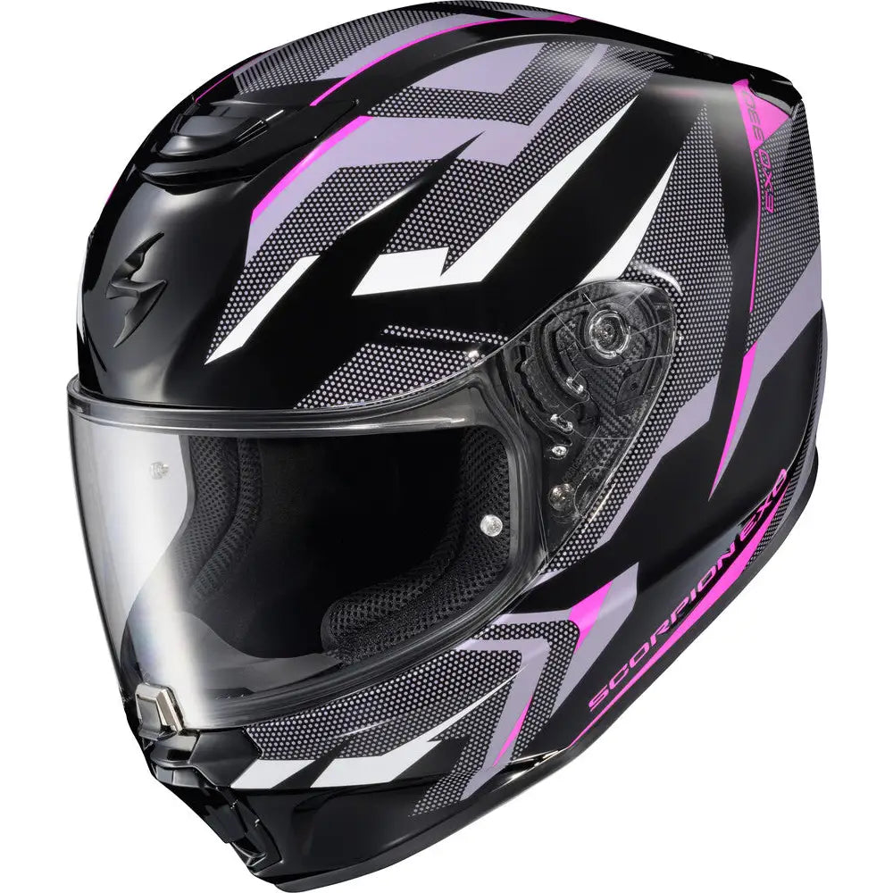 Casco Scorpion EXO-R330 Saga Black/Pink/Purple