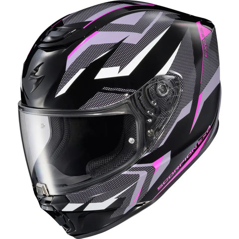Casco Scorpion EXO-R330 Saga Black/Pink/Purple