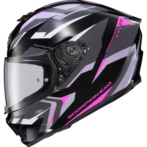 Casco Scorpion EXO-R330 Saga Black/Pink/Purple
