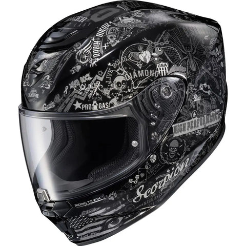 Casco Scorpion EXO-R330 Shake 2 Black