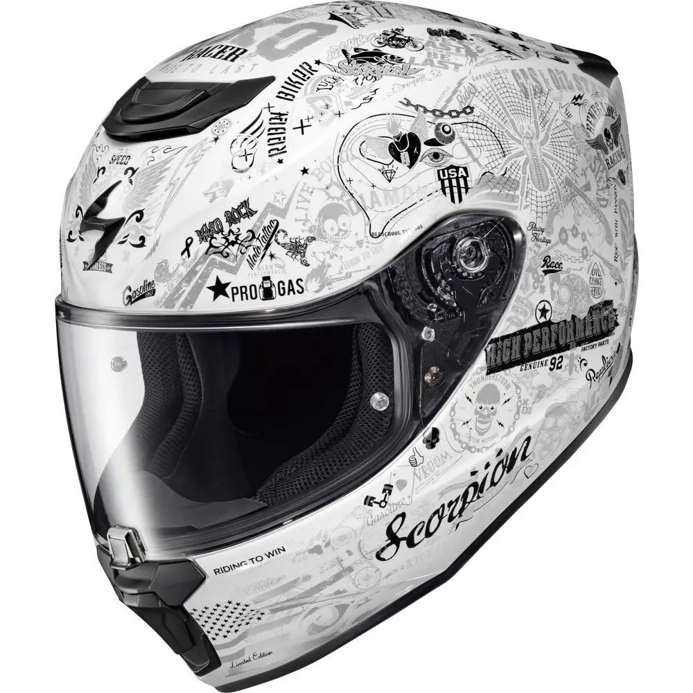 Casco Scorpion EXO-R330 Shake 2 White