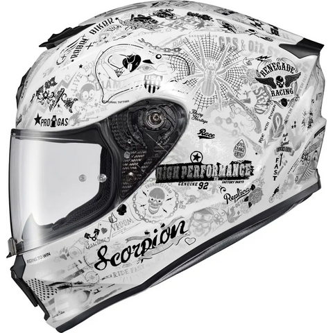 Casco Scorpion EXO-R330 Shake 2 White