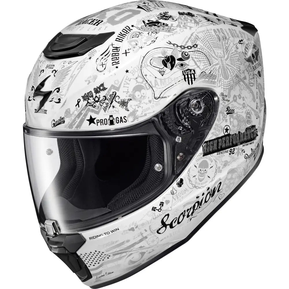Casco Scorpion EXO-R330 Shake 2 White