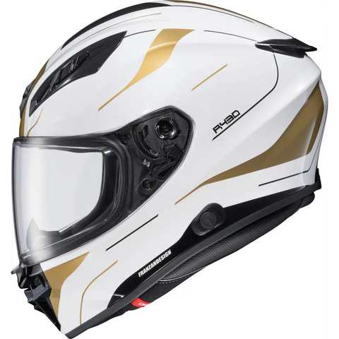 Casco Scorpion EXO-R430 Cutlass White/Gold