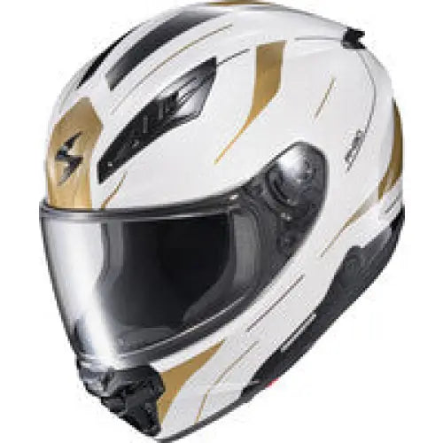 Casco Scorpion EXO-R430 Cutlass White/Gold