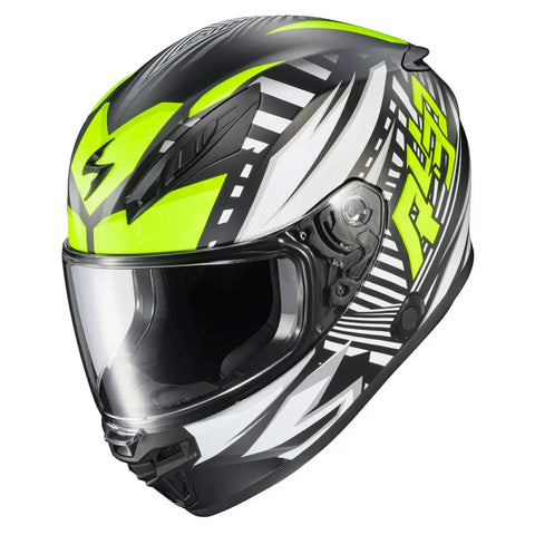 Casco Scorpion EXO-R430 Head Trip Hi-Viz