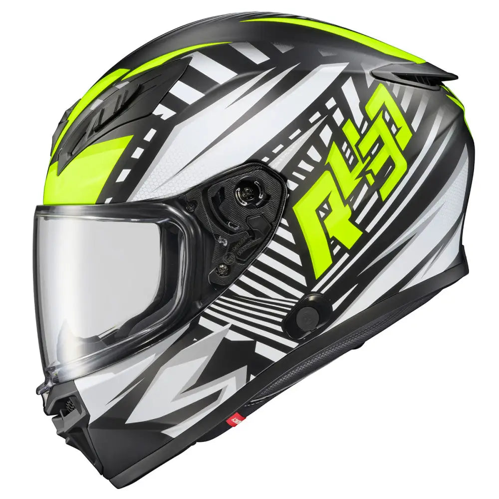 Casco Scorpion EXO-R430 Head Trip Hi-Viz