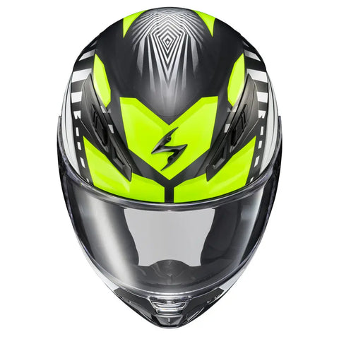 Casco Scorpion EXO-R430 Head Trip Hi-Viz