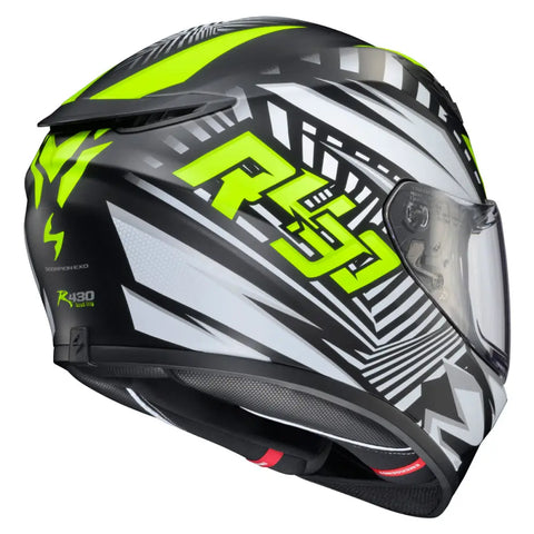 Casco Scorpion EXO-R430 Head Trip Hi-Viz
