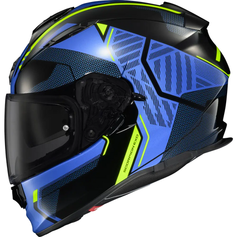 Casco Scorpion EXO Ryzer Switch Blue/Hi-Viz Yellow