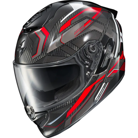 Casco Scorpion EXO-ST1400 Evo Carbon Hex Gloss Red