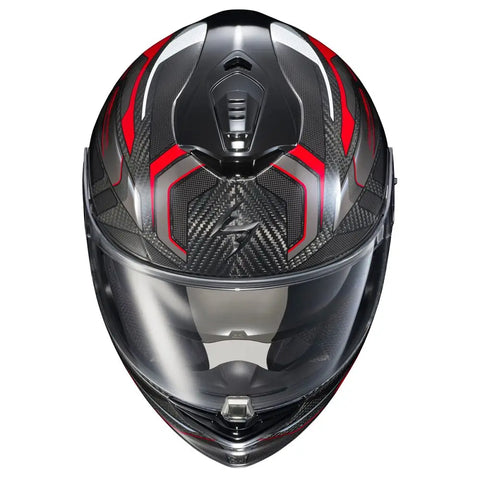 Casco Scorpion EXO-ST1400 Evo Carbon Hex Gloss Red