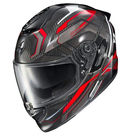 Casco Scorpion EXO-ST1400 Evo Carbon Hex Gloss Red