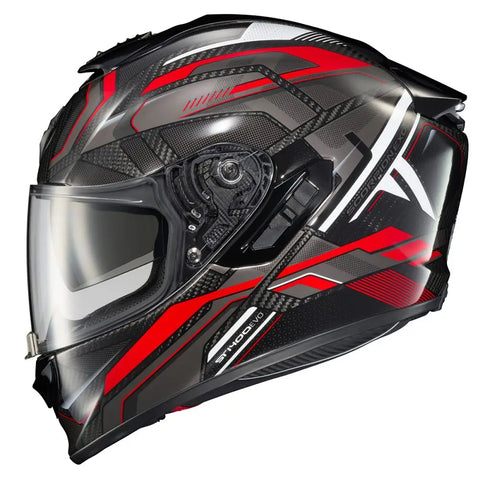 Casco Scorpion EXO-ST1400 Evo Carbon Hex Gloss Red