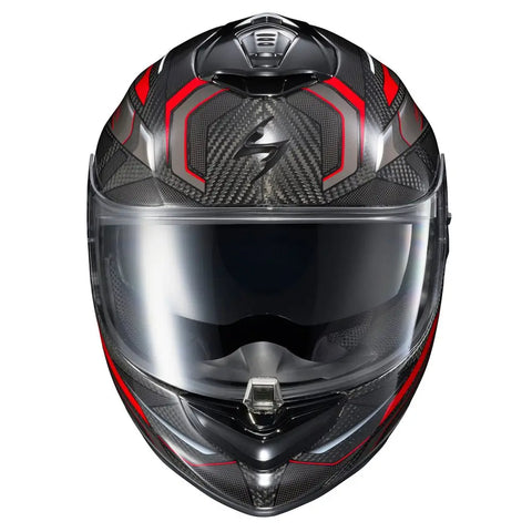 Casco Scorpion EXO-ST1400 Evo Carbon Hex Gloss Red