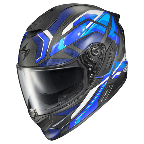 Casco Scorpion EXO-ST1400 Evo Carbon Hex Matte Blue