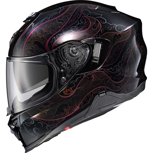 Casco Scorpion EXO T520 Nama Shimi Black/Chameleon