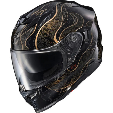Casco Scorpion EXO-T520 Nama-Shimi Black/Gold