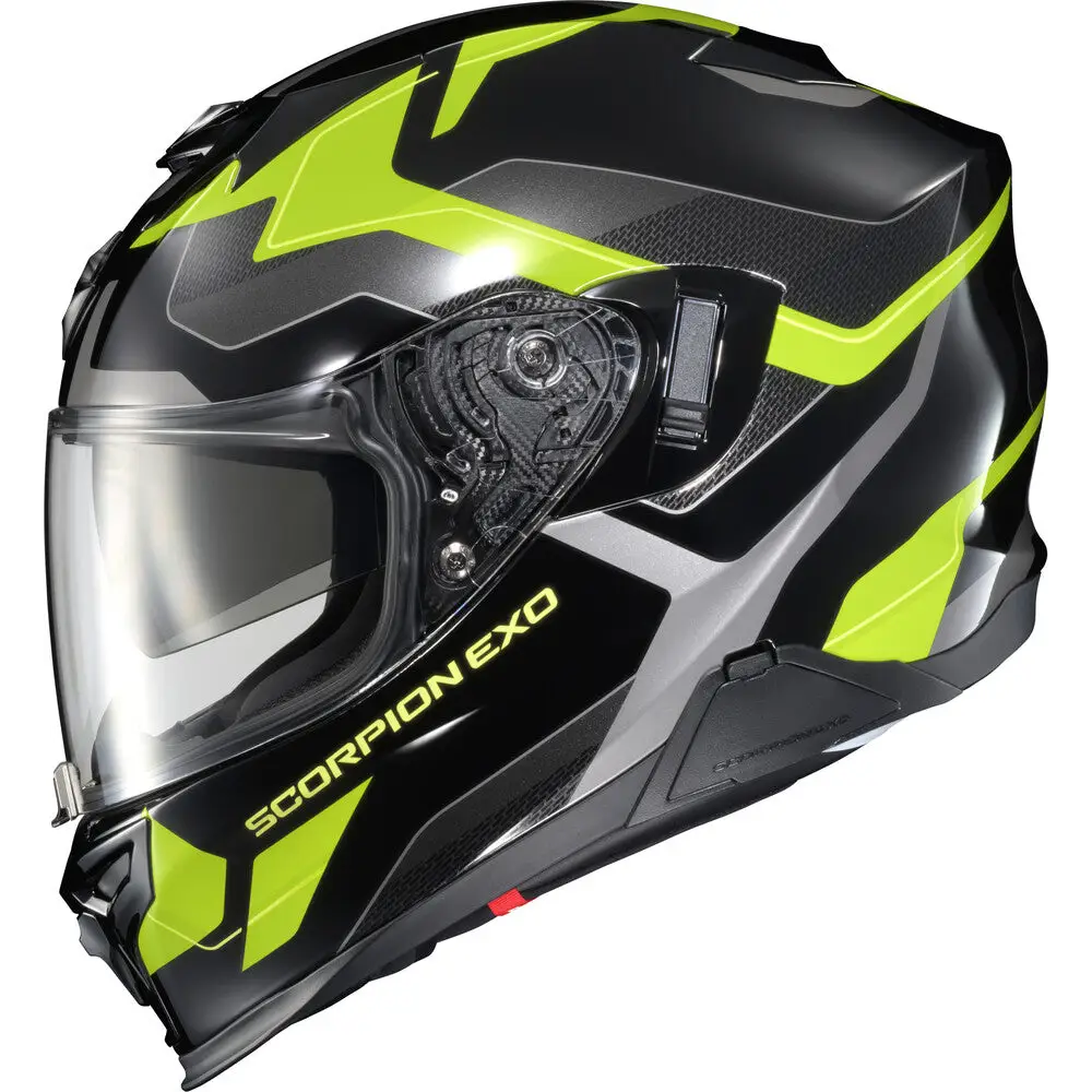 Casco Scorpion EXO-T520 Zuse Black/Hi-Viz