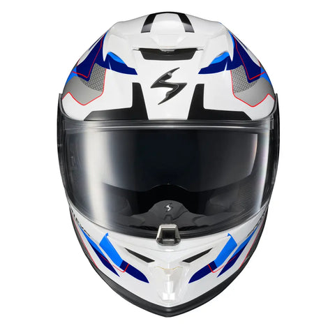 Casco Scorpion EXO-T520 Zuse White/Blue