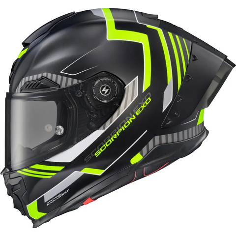 Casco Scorpion EXO-Warp Apex Atarax Black/Hi-Vis